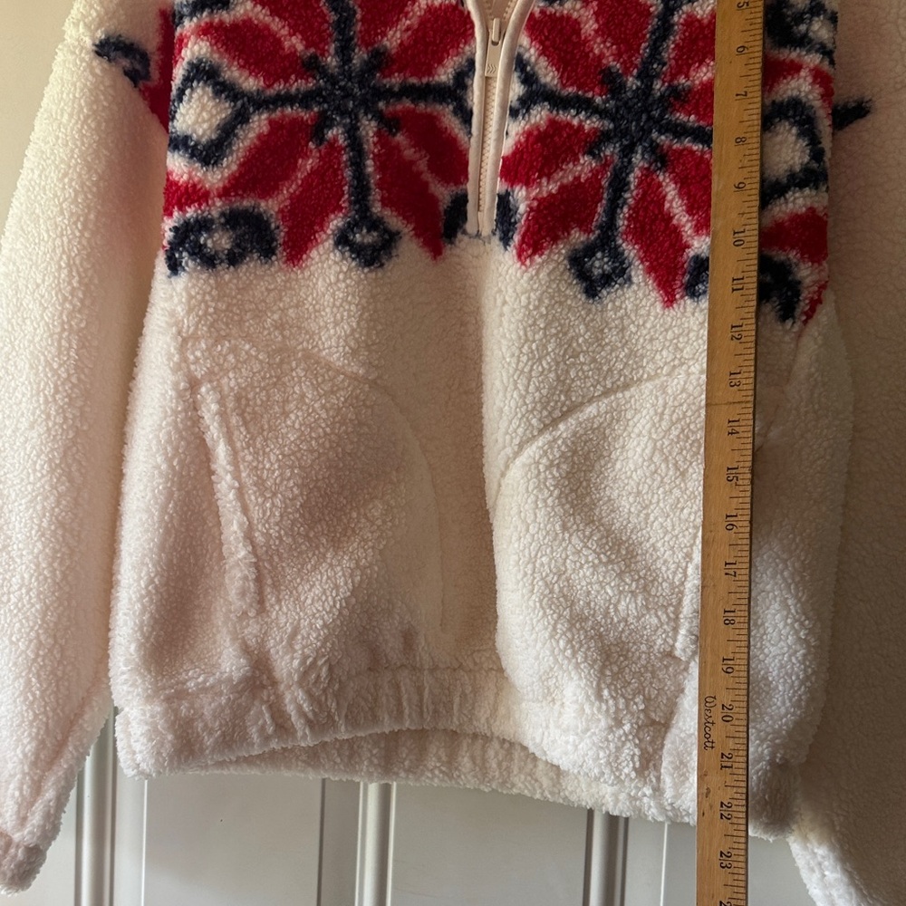 NWOT all in motion Woman’s Pullover Sherpa Fleece Half Zip - Picture 3 of 6